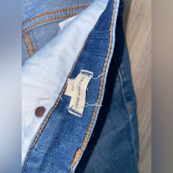 Madewell denim distressed light wash cali Demi bootcut in timpson wash - Picture 5 of 5